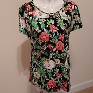 Cable and Gauge Floral, Butterfly Top